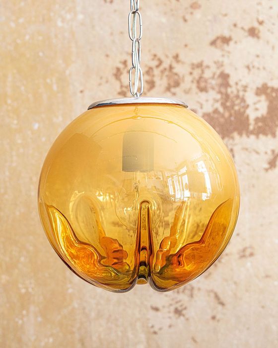 Lampa sufitowa ze szkła Murano, Włochy.