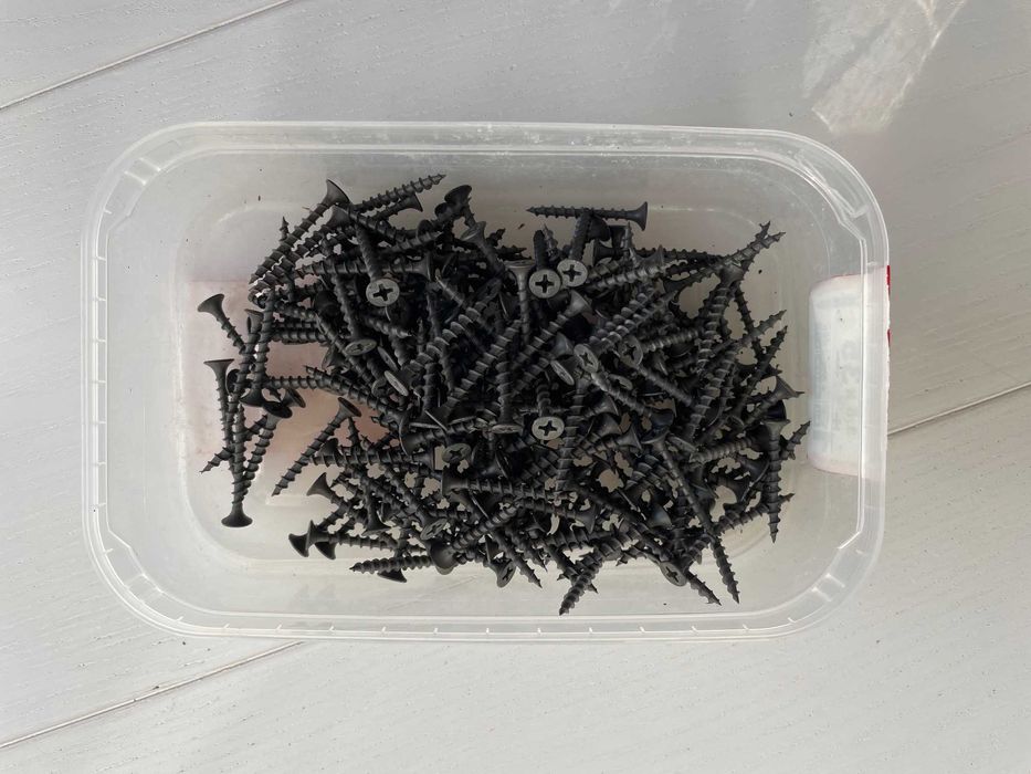 Wkręty do drewna czarne fosfatowane KLIMAS 3,5x35 232 sztuki