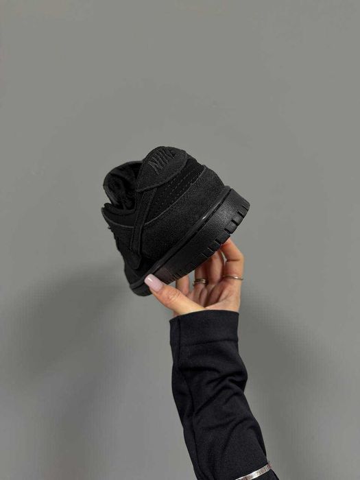 !SALE! Nike SB Dunk Nubuk Full Black 36 37 38 39 40 41 42 43 44 45