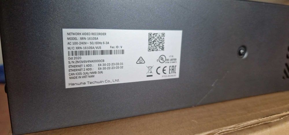 Топовий комплект відеоспостереження Hanwha Wisenet (Samsung): 16ch PoE NVR + 11 IP-камер (5MP/4MP/2MP) + 2TB HDD(х2) + кронштейни SBP-137WM1