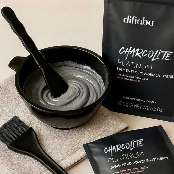 Pó de Clareamento Profissional para Cabelos Loiros Charcolite 500G