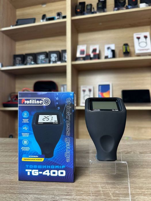 ‼️Товщиномір фарби Profiline TG-400 (3000мкм, Fe/Zn/NFe/Putty)