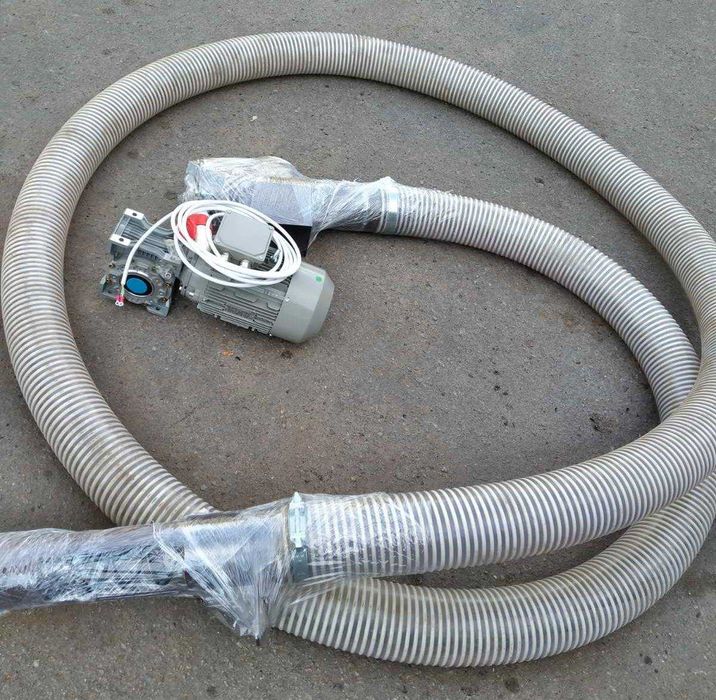 навантажувач спеціальний гнучкий шнек гибкий погрузчик зерна пеллети