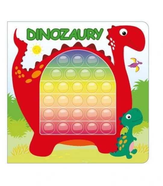 Dinozaury Książka sensoryczna dla dzieci