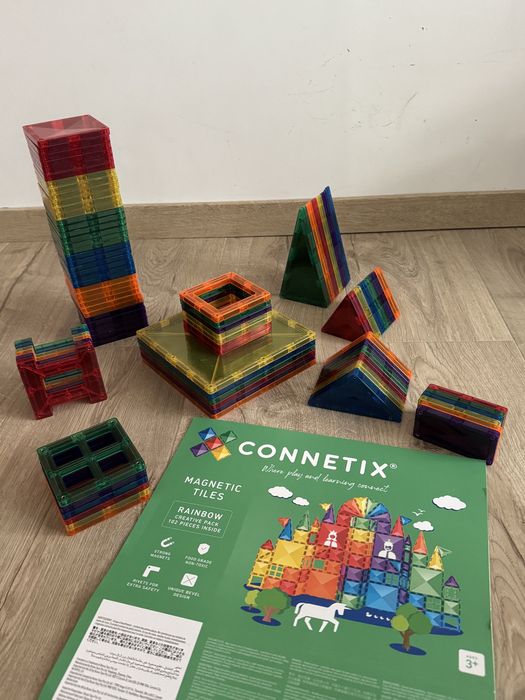 Klocki magnetyczne Rainbow Creative Pack 102 Connetix