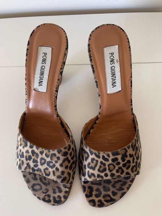 Mules animal print Pons Quintana