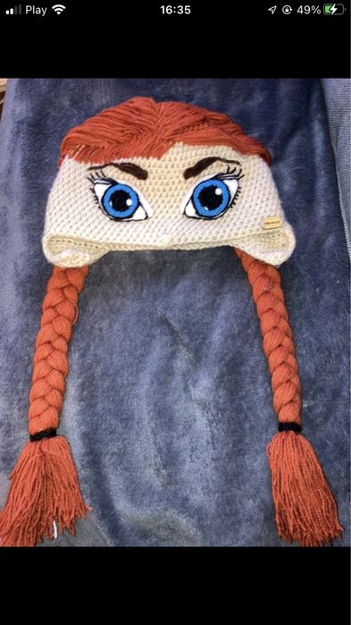 Czapka handmade frozen