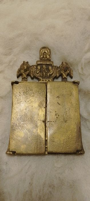 Stara Ikona prawosławna z mosiądzu