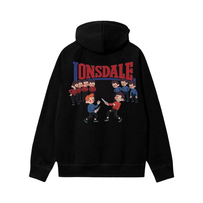 Мужские худи Lonsdale Logo унисекс лонсдейл толстовка кофта лонгслив