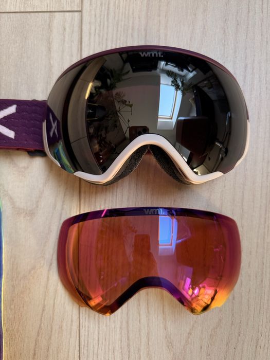 Gogle narciarskie snowboardowe z dwoma szybkami i maską Anon wm1 mfi