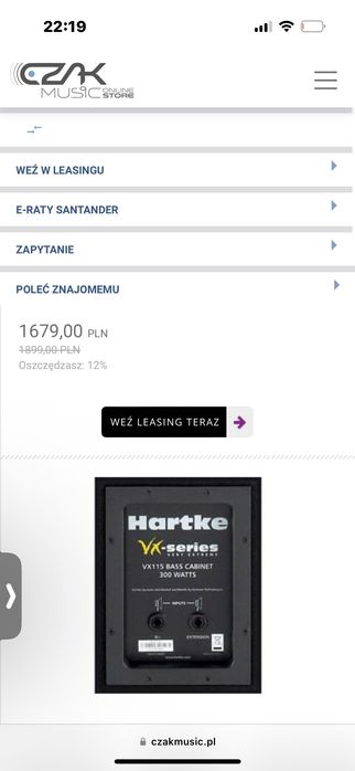 Kolumna Basowa  300W