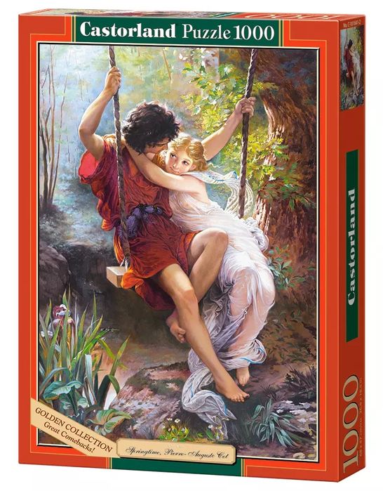 Puzzle 1000 elementów. Wiosna, Pierre-Auguste Cot. Castorland