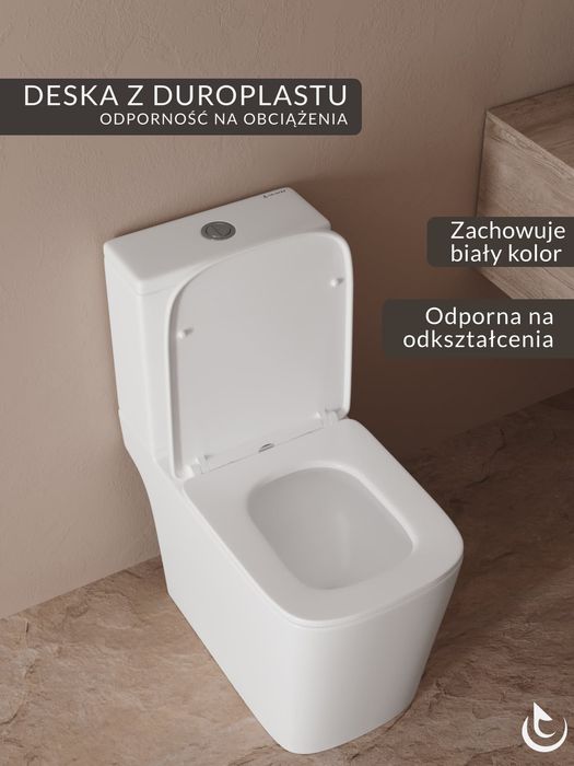 Compact wc  Nowy! 20 lat gwarancji. system warszawski, odpływ pionowy pionowy