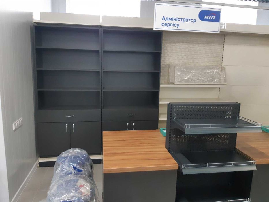 Торговое оборудование, стеллажи, полки купить в магазин, в наличии