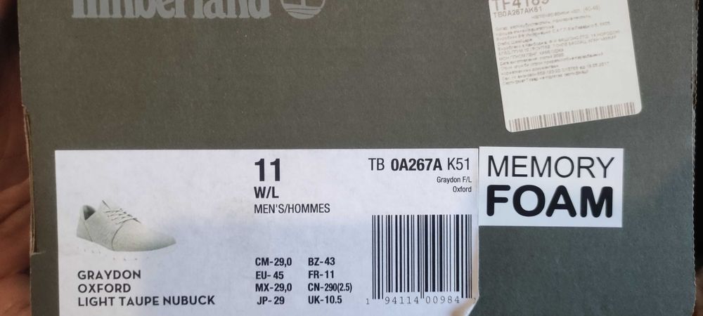 TIMBERLAND Graydon Oxford Sneaker