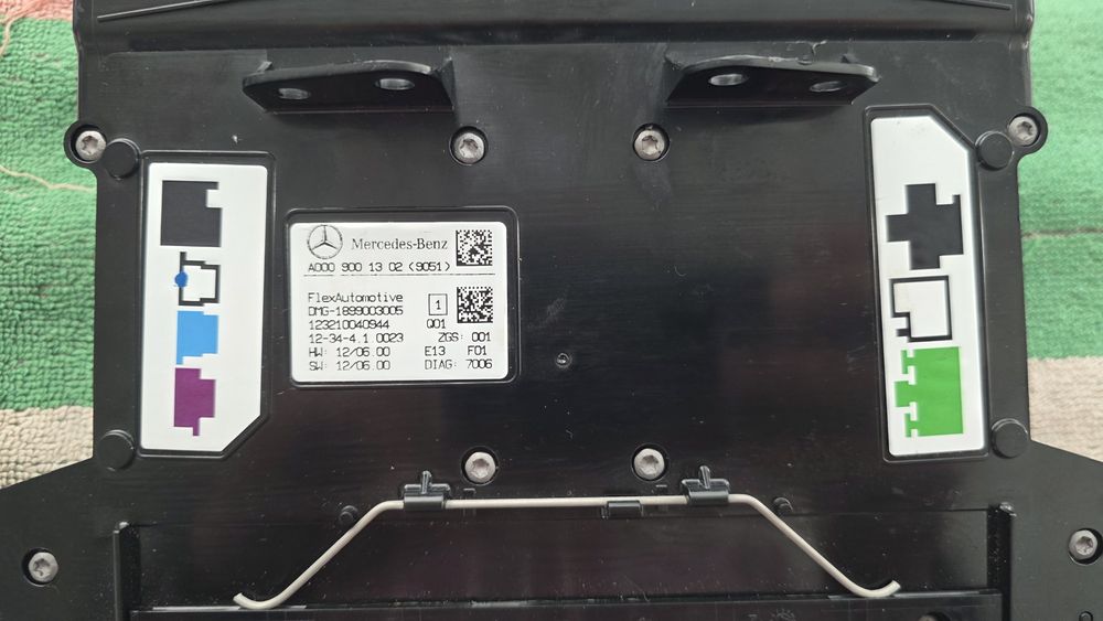 Luz Plafonier com comando de teto panorâmico Mercedes-Benz Classe A