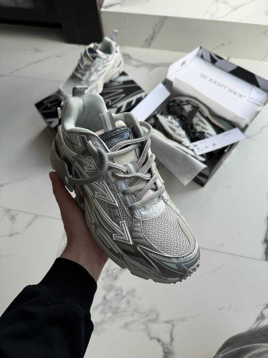 Кросівки Off-White Be Right Back Grey / кроси Офф-Вайт Бі Райт сірі