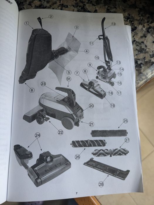 Aspirador Kirby  para limpeza profunda