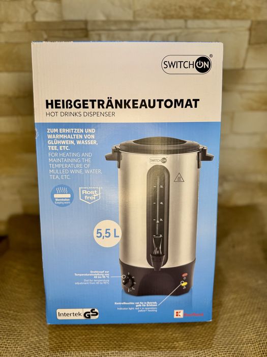 Warnik do napojów, wody 5,5L | 1300W | stal nierdzewna | NOWY