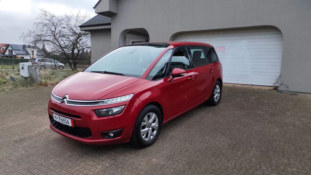 Citroën C4 Grand Picasso Piękny C4 1.6 HDi 115km Automat 7 Osób NAVI LED Climatrnic