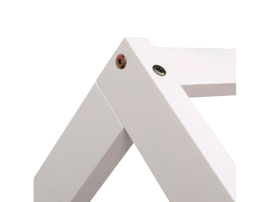 Cama “cabana” infantil – Happy Garden Marceau (branca)