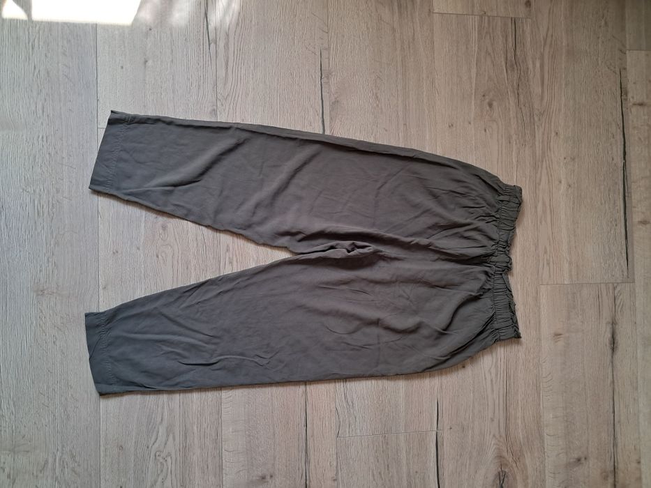 Luźne spodnie materiałowe, h&m