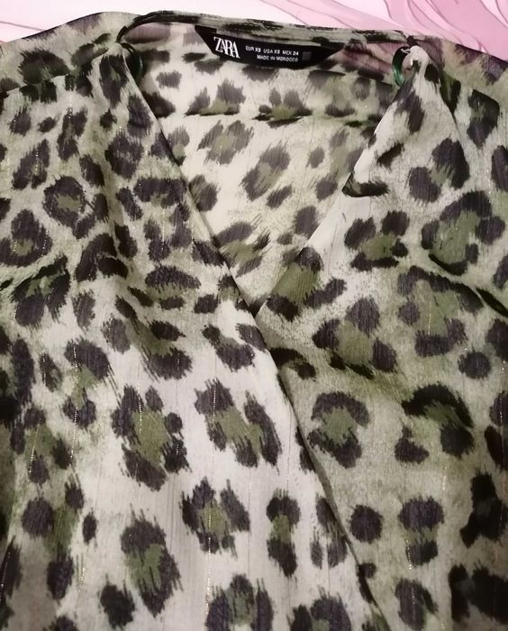 Vestido tigresa novo Zara