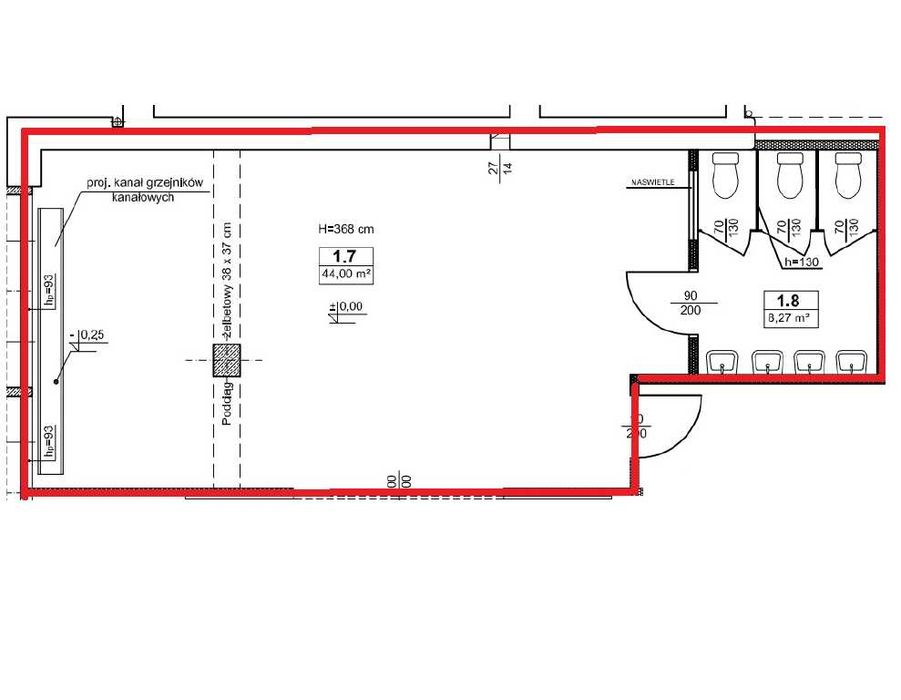 Lokal- sala usługowa/szkoleniowa/edukacyjna na wynajem