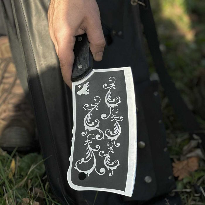 Набір шампурів ШЕРИФ BS34 Подарочный набор шампуров в кожаном чехле