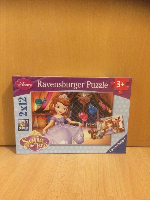 2 Puzzles Princesa Sofia (12 peças) [Novo - ainda selado]