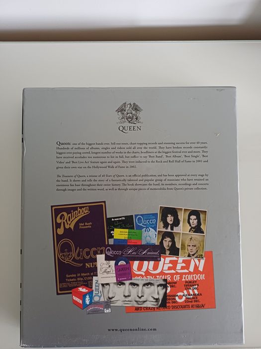 QUEEN box pamiatkowy the treasures of queen