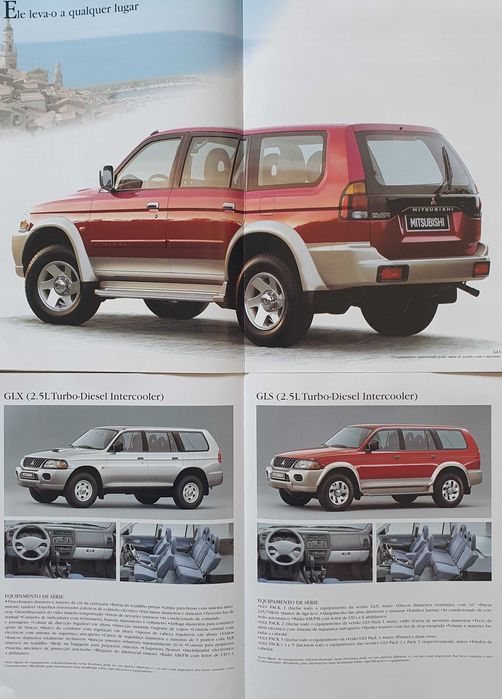 Catálogo e Folheto - Mitsubishi Pajero Sport - original
