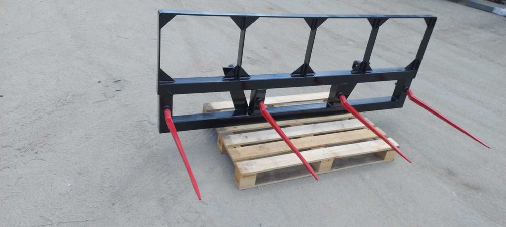Ramka do balotów z nadstawką 80 cm transport 2 / 3 szt. bele udźwig 2t