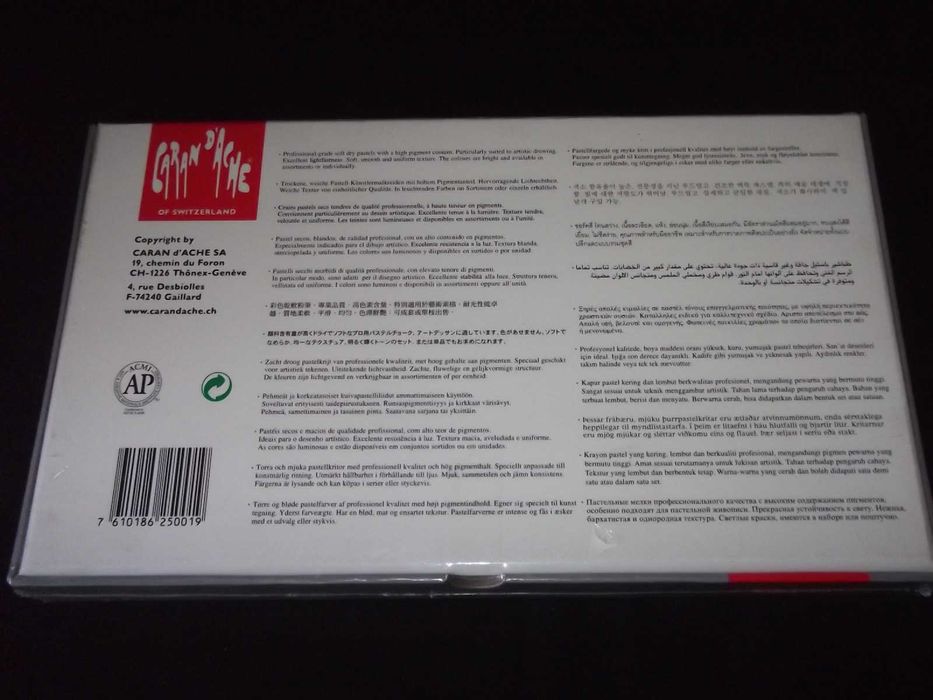 Caixa 30 Soft Pastels Caran d'ache Soft Nova Selada