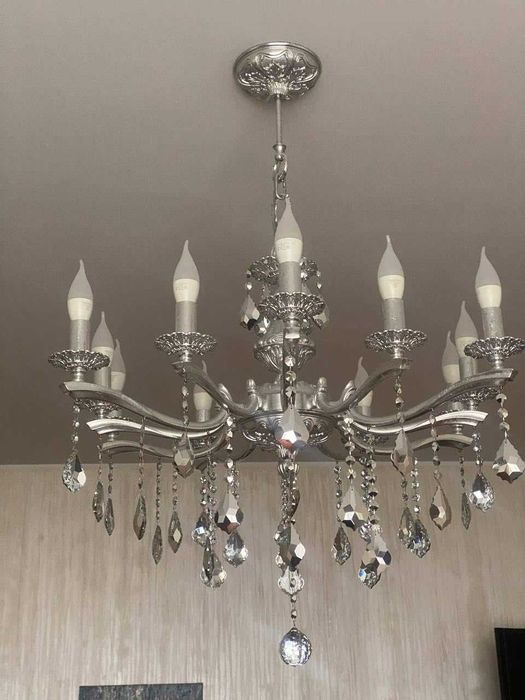 Люстра з камінням Swarovski