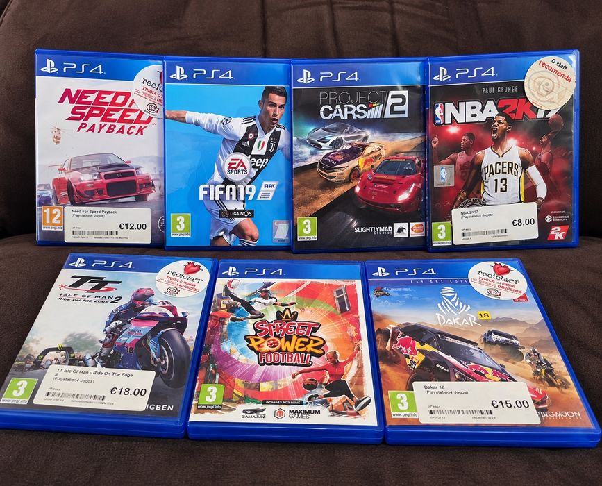 Jogos ps4 (muito bom estado)