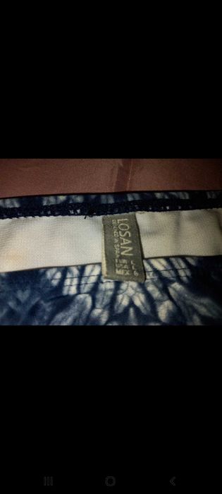 Bikini em tons de azul escuro, azul claro e branco - L - Losan