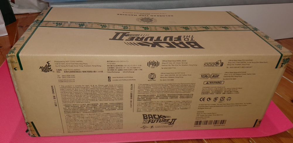 Hot Toys Back to the Future part II DeLorean Time Machine escala: 1/6