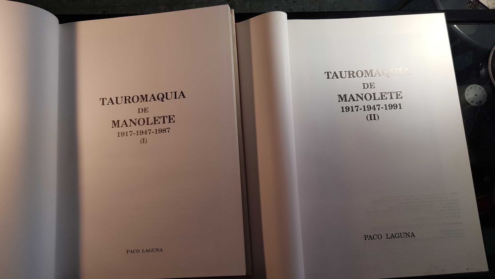 Livros, Tauromaquia de Manolete Volume 1 e 2