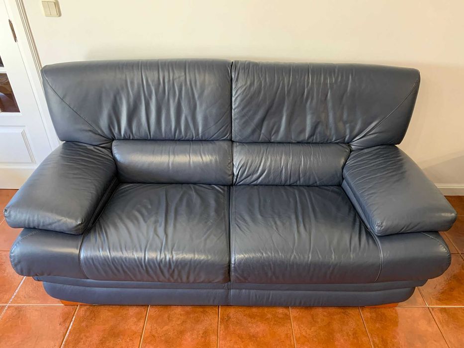 Sofás pele genuina