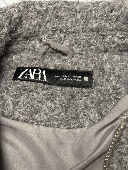 куртка бомбер з букле Zara