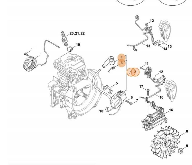 Oryginalna cewka moduł STIHL do wykaszarki FS 460