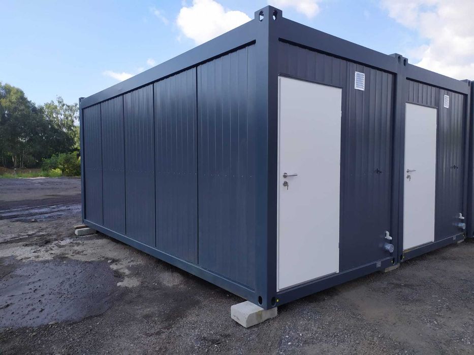 Wynajem kontenera modułowego budowlany, socjalny, biurowy 6x2,4m