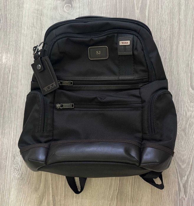 Чоловічий шкіряний преміум міський рюкзак TUMI Alpha Bravo Knox 222681HK2 Оригінал