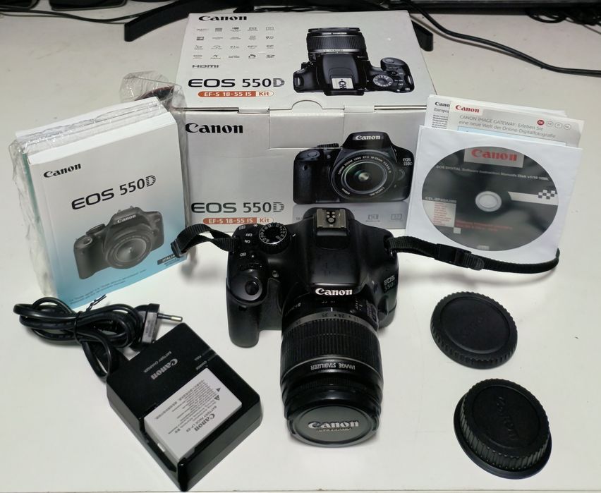 Câmera Canon 1200D ( 550D/T2i )+lente 18-55 +32gb +Embalagem