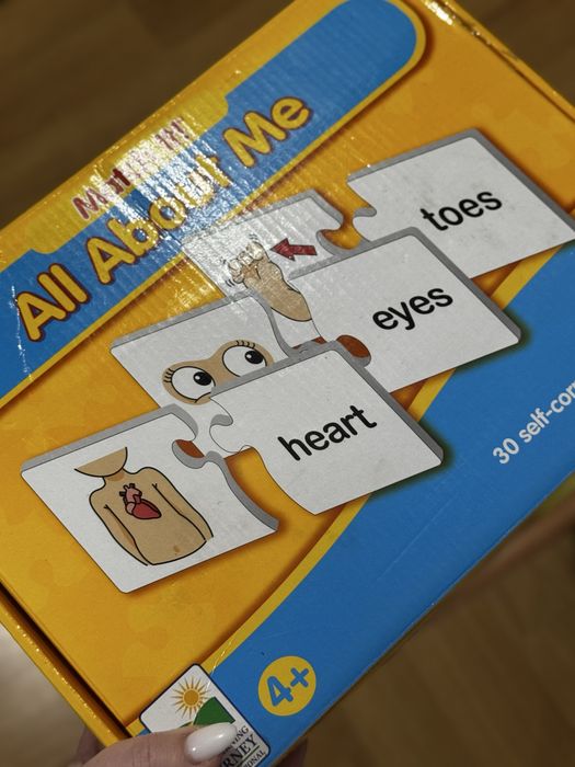 Пазли англійська частини тіла english puzzle