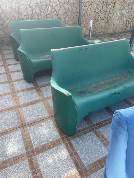 Bancos/Sofás de jardim em fibra