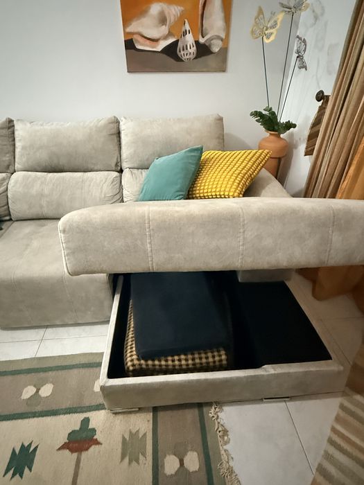 Sofa com chaise longue