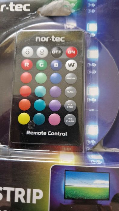 Pasek świetlny led USB 2x50cm Nowy z pilotem