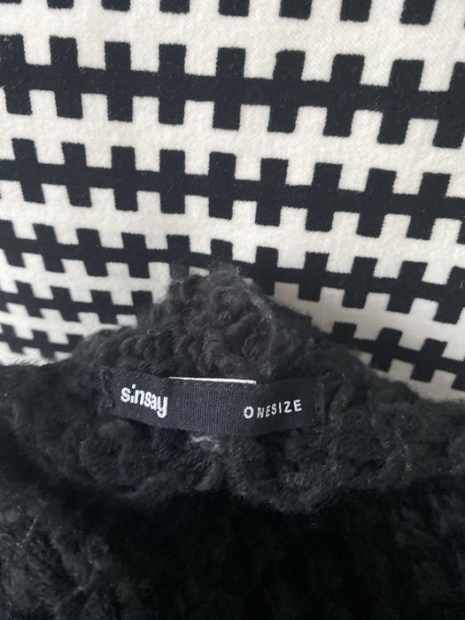 Komin / szalik czarny z SINSAY
